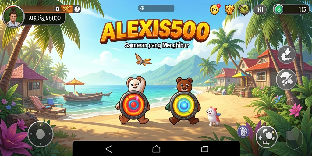 Tampilan menarik dari gameplay ALEXIS500 yang menghibur.