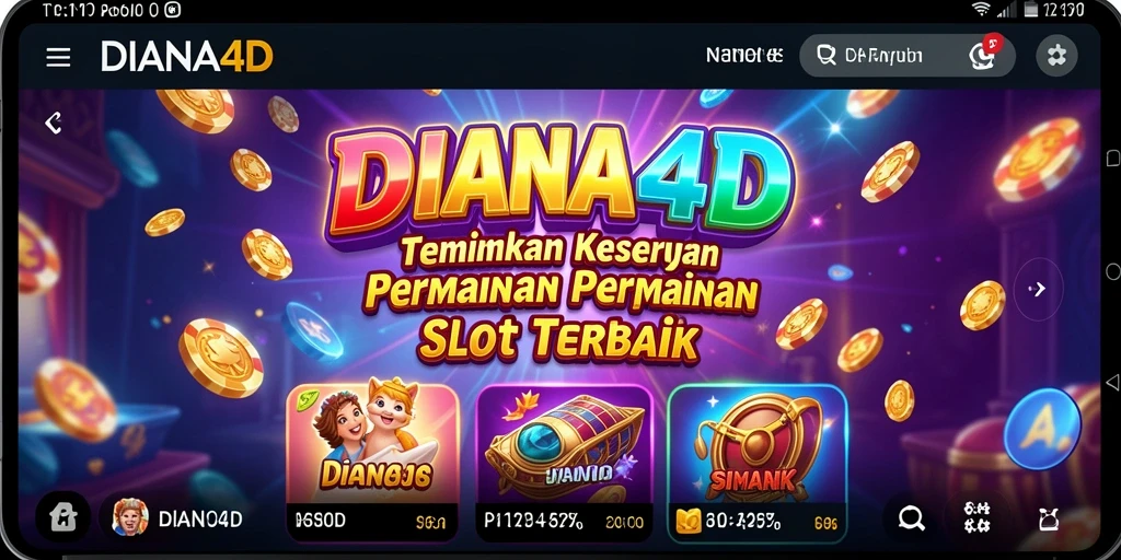 Tampilan menarik dari gameplay slot DIANA4D yang seru.
