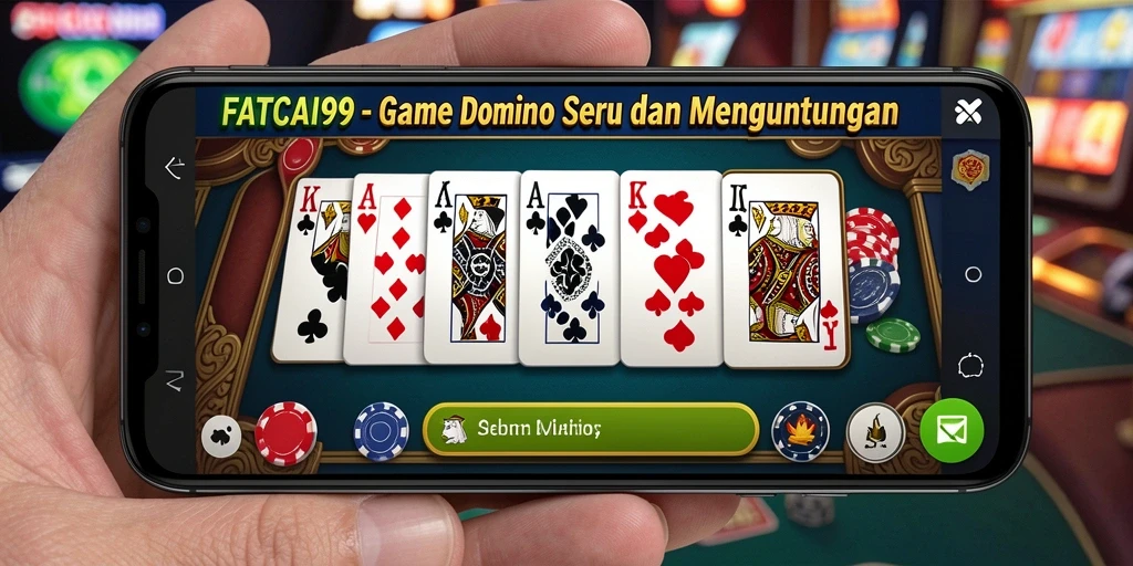 Screenshot gameplay Domino FATCAI99 yang seru dan menarik.
