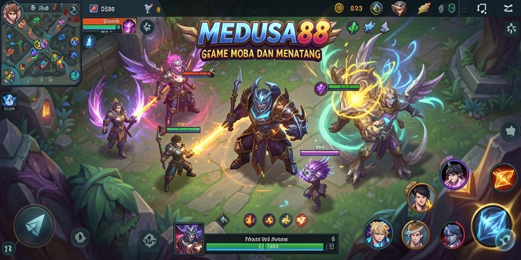 Tangkapan layar gameplay seru dan menegangkan di MEDUSA88.
