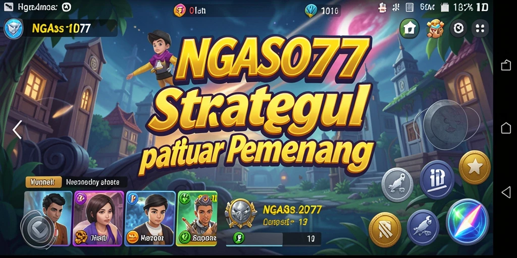 Tampilan menarik dari gameplay strategi di NGASO77.