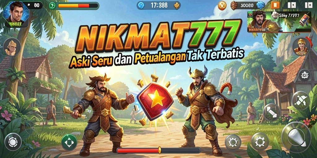 Screenshot gameplay NIKMAT777 dengan aksi mendebarkan dan grafis yang menawan.