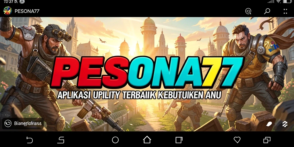 Tampilan antarmuka PESONA77 yang menarik dan fungsional.