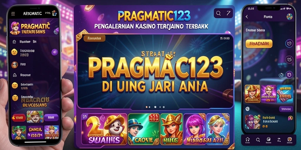 Tampilan menarik dari gameplay kasino di PRAGMATIC123.