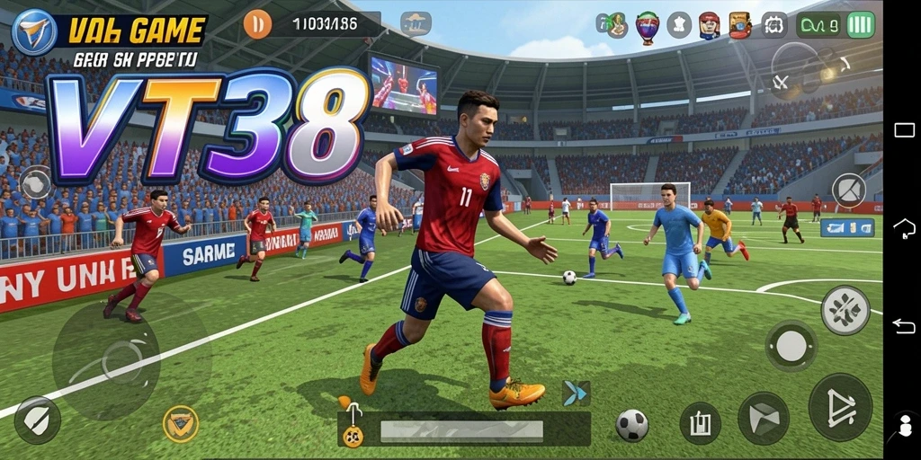 Tampilan gameplay seru dari VT38 yang menghadirkan olahraga.