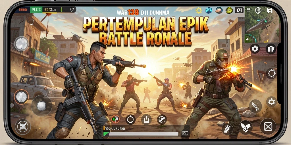 Gameplay seru dan grafis menarik dari WAR138 dalam pertempuran Battle Royale.