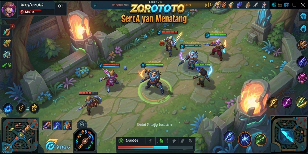 Tampilan menarik dari gameplay ZOROTOTO yang penuh aksi.